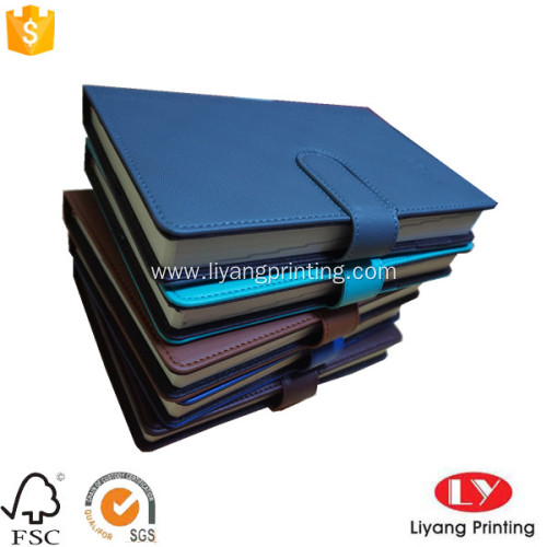 Diary PU Notebook With Magnet Printing